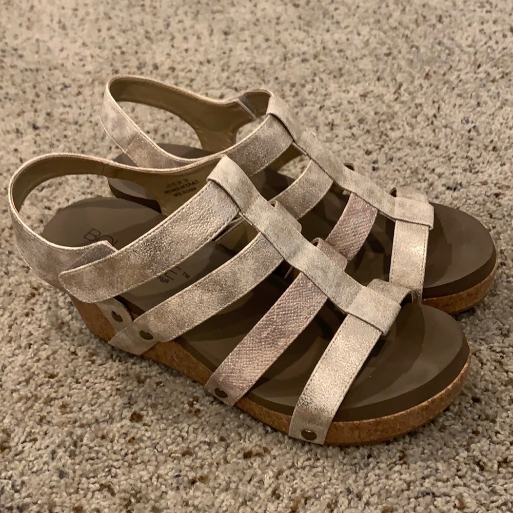 Boutique by Corkys Metallic Wedges